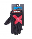 Перчатки для фитнеса Starfit WG-104, с пальцами, черный/красный