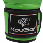 Перчатки боксерские KouGar KO500-14, 14oz, зеленый