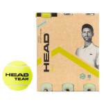 Мяч для большого тенниса HEAD Team 3*3B,575741, упаковка из 3х банок по 3 мяча, ITF