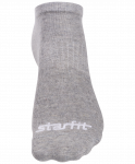Носки низкие Starfit SW-205, белый/светло-серый меланж, 2 пары