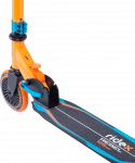 Самокат Ridex 2-колесный Rebel 125 мм, оранжевый/голубой