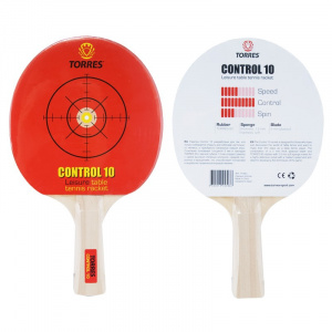 Ракетка для настольного тенниса TORRES Control 10 TT0001 ― купить в Москве. Цена, фото, описание, продажа, отзывы. Выбрать, заказать с доставкой. | Интернет-магазин SPORTAVA.RU