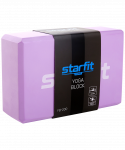 Блок для йоги Starfit YB-200 EVA, фиолетовый пастель