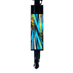 Самокат RGX FLASH 125мм black (светящиеся колеса)