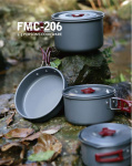 Набор портативной посуды FIRE-MAPLE FMC-206, на 4-5 чел.
