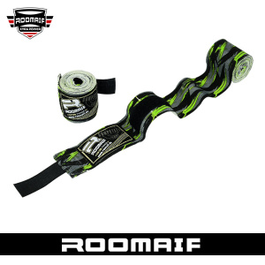 Бинт боксерский Roomaif RM-101 Grey/Green (хлопок-полиэстер) (3,5м) ― купить в Москве. Цена, фото, описание, продажа, отзывы. Выбрать, заказать с доставкой. | Интернет-магазин SPORTAVA.RU