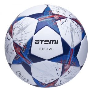 Мяч футбольный Atemi STELLAR-2.0, PU+EVA, бел/син/оранж., р.5, Thermo mould (б/швов), окруж 68-71 ― купить в Москве. Цена, фото, описание, продажа, отзывы. Выбрать, заказать с доставкой. | Интернет-магазин SPORTAVA.RU