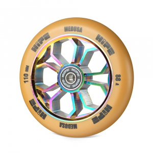 Колесо HIPE Medusa wheel LMT36 110мм brown/core neo chrom ― купить в Москве. Цена, фото, описание, продажа, отзывы. Выбрать, заказать с доставкой. | Интернет-магазин SPORTAVA.RU