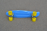 Мини скейт борд JX-306 (Голубой)