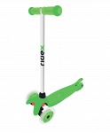 Самокат RIDEX 3-колесный Zippy 3D, 120/80 мм, зеленый