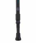 УЦЕНКА Скандинавские палки Berger Nimbus, 77-135 см, 2-секционные, черный/голубой