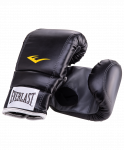 Перчатки снарядные Everlast 4315LXLU, к/з, черные/белые/желтые