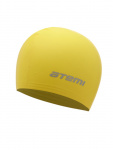 Шапочка для плавания Atemi, тонкий силикон, желт., TC406