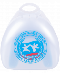 Капа Flamma Karate MGX-003 KR, с футляром, белый/синий