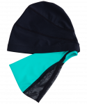 Шапочка для плавания 25Degrees Duplo Black/Aquamarine, полиамид