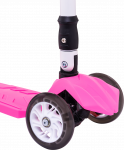 Самокат Ridex 3-колесный Smart 3D, 120/80 мм, розовый
