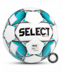 Мяч футбольный Select Royale №4, белый/синий (4)