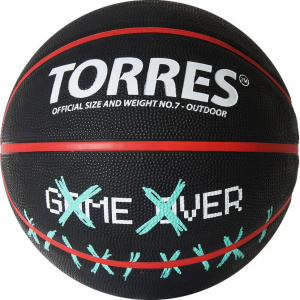 Мяч баскетбольный TORRES GAME OVER,B02217 (7) ― купить в Москве. Цена, фото, описание, продажа, отзывы. Выбрать, заказать с доставкой. | Интернет-магазин SPORTAVA.RU