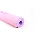 Коврик для йоги и фитнеса Starfit FM-201, TPE, 173x61x0,4 см, розовый пастель/фиолетовый пастель