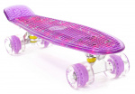 Скейтборд PWSport Flash 22", фиолетовый
