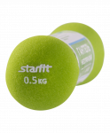 Гантель неопреновая Starfit DB-202 0,5 кг, салатовая