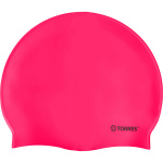 Шапочка для плавания TORRES Flat, SW-12201PK, розовый, силикон (Senior)