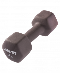 Гантель неопреновая Starfit DB-201 4 кг, холодный серый ― купить в Москве. Цена, фото, описание, продажа, отзывы. Выбрать, заказать с доставкой. | Интернет-магазин SPORTAVA.RU