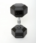 Гантель гексагональная Starfit DB-301 16 кг, обрезиненная, черный