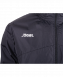 Куртка ветрозащитная Jögel JSJ-2601-061, полиэстер, черный/белый, детский