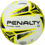Мяч футзальный PENALTY BOLA FUTSAL RX 500 XXIII 5213421810-U, размер 4, бел-желт-черный (4)