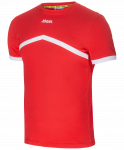 Футболка тренировочная Jögel JCT-1040-021, хлопок, красный/белый, детский