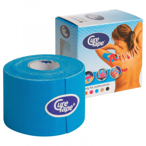 Тейп кинезиологический CureTape Blue 160134, 5см.x5м. ― купить в Москве. Цена, фото, описание, продажа, отзывы. Выбрать, заказать с доставкой. | Интернет-магазин SPORTAVA.RU