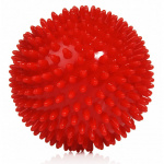 Мяч массажный, MADE IN RUSSIA L0109, диаметр 9 см, красный
