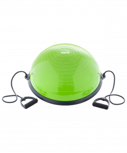 Полусфера Starfit &quot;BOSU&quot; GB-501 с эспандерами, с насосом, зеленый ― купить в Москве. Цена, фото, описание, продажа, отзывы. Выбрать, заказать с доставкой. | Интернет-магазин SPORTAVA.RU