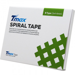 Кросс-тейп TMAX Spiral Tape Type B 20 листов, 423723, телесный ― купить в Москве. Цена, фото, описание, продажа, отзывы. Выбрать, заказать с доставкой. | Интернет-магазин SPORTAVA.RU