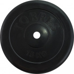 Диск обрезиненный TORRES PL507215, вес 15кг., диаметр 25мм.