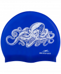 Шапочка для плавания 25Degrees Octopus Navy, силикон, детский