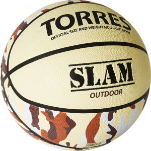 Мяч баскетбольный TORRES Slam B02067, размер 7 (7) ― купить в Москве. Цена, фото, описание, продажа, отзывы. Выбрать, заказать с доставкой. | Интернет-магазин SPORTAVA.RU