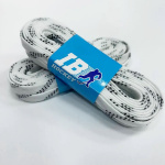 Шнурки для коньков IB Hockey с пропиткой, 244см. (244см)