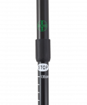 Скандинавские палки Berger Oxygen, 77-135 см, 2-секционные, черный/зеленый
