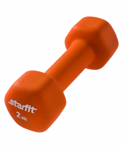 УЦЕНКА Гантель неопреновая Starfit DB-201 2 кг, оранжевый ― купить в Москве. Цена, фото, описание, продажа, отзывы. Выбрать, заказать с доставкой. | Интернет-магазин SPORTAVA.RU