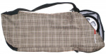 Чехол на самокат с надписью Аксессуары Velokinder под любые самокаты L-86х30 см, коричневый в клетоку l