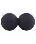 Мяч для МФР Starfit RB-106, 6 см, силикагель, двойной, черный