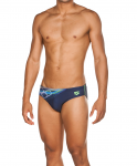 Плавки мужские Arena Briza Brief Navy/Shiny Green, 001751 766