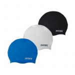 Силиконовая шапочка для плавания Intex 55991 Silicone Swim Cap (от 8 лет)