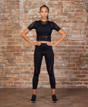 Женская футболка FIFTY Essential Knit black FA-WT-0201-BLK, черный