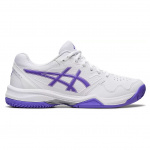 Кроссовки теннисные женские ASICS Gel-dedicate 7 Clay 1042A168-104, р.8,5 (рос.38,5),бело-фиолетовые