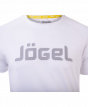 Футболка тренировочная Jögel JTT-1041-018, полиэстер, белый/серый