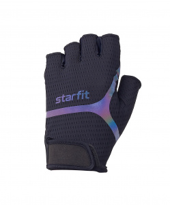 Перчатки для фитнеса Starfit WG-103, черный/светоотражающий ― купить в Москве. Цена, фото, описание, продажа, отзывы. Выбрать, заказать с доставкой. | Интернет-магазин SPORTAVA.RU