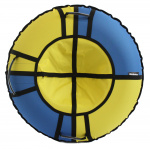 Тюбинг Hubster Хайп голубой-желтый (90см)